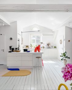 the kitchen is clean and ready to be used as a place for cooking or eating