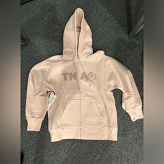 Light Pink Tna By Aritzia Zip Up. Very Cute, Didn’t Fit Me Properly And Missed Return Window. Tna Hoodie Zip Up, Aritzia Zip Up Hoodie, Aritzia Tna Zip Up, Tna Hoodie, Aritzia Tna, Zip Up Sweatshirt, Shopping List, Zip Up, Everyday Outfits