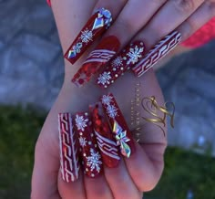 Pedicures, Christmas Nail Designs, Christmas Nail, Nail Shop, Best Acrylic Nails, Long Acrylic Nails, Nails Ideas, Christmas Design