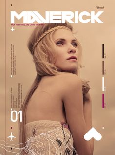 a woman in a white dress is featured on the cover of manerick magazine