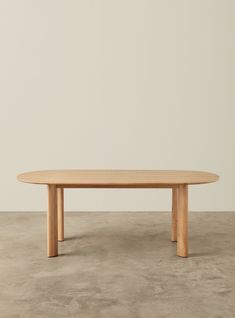 Eclipse Dining Table - Oak - Milk & Sugar Dining Room Oval Table, Timber Dining Table, Timber Table, Oval Table, Oak Table