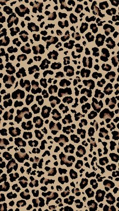 an animal print pattern with black and brown spots