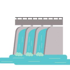 an image of a dam with water coming out of it