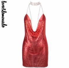 Open Back Party Party Dress Gold / Silver / Black / Red / White Lm80868 Party Dress Gold, Dress Gold, Party Party, Gold Dress, Event Dresses, Halter Formal Dress, Above Knee, Red Gold, Occasion Dresses