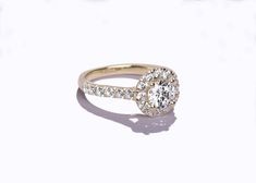 Signature Round Halo Ring – Verlas Round Halo Ring, Round Halo, Cute Simple Outfits, Halo Ring, Halo Rings, Simple Outfits, Round Diamond, Round Diamonds, Halo