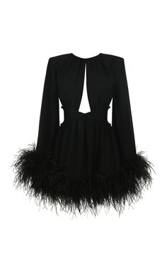 Ornella Chez Castel Mini Dress By New Arrivals | Moda Operandi Feather Trim Dress, Feather Trim, Trim Dress, Hem Dress, Fancy Dresses, Stunning Dresses, Clothing And Accessories, Moda Operandi