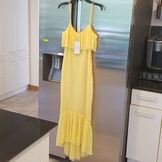 Reposhing This Item I Purchased From @Seasonswitch. Loved It, But Ready To Rotate For Something New. Questions? Leave A Comment Below! Yellow Maternity Dress, Embroidered Maxi Dress, Maternity Dress, Pale Yellow, Maternity Dresses, Something New, Colorful Dresses, Baby Shower, Maxi Dress