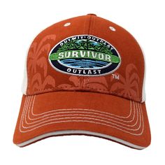 PRICES MAY VARY. OFFICIALLY LICENSED: Serious Survivor fans will want this officially licensed hat that Jeff Probst wears when he hosts Survivor. ADJUSTABLE STRAP: The hat is sure to fit any fan with an adjustable strap in the back that boasts an embroidered Survivor. DESIGN: The front panels feature the Survivor Outwit, Outplay, Outlast logo on a variety of background colors. BONUS: Also featured on the inside of the hat are some of Jeff Probst's favorite catchphrases from the show. VARIETY OF Jeff Probst, Survival Essentials, Orange Hats, Embroidered Hats, The Drama, Baseball Caps, Blue Orange, Baseball Cap, Colorful Backgrounds