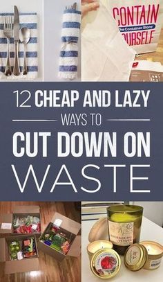 12 cheap and lazy ways to cut down on waste in the kitchen or dining room