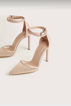 Bershka Heels, Hak Tinggi, Trending Heels, Mode Rose, Nude High Heels, Stylish Heels, Mesh Heels