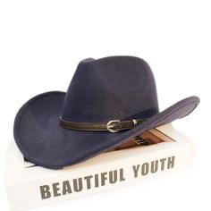 How many of you strive to spruce up your lifestyle? Opt for this cowboy hat. It is designed to provide extra sun protection with its wide brim feature, making it perfect for outdoor activities. This formal cap, made of high-quality wool, is highly appreciated by both boys and girls for its solid pattern work. A total necessity for your and your little one's wardrobe! Casual Wide Brim Hat For Western-themed Events, Casual Sun Hat With Flat Brim For Western-themed Events, Casual Flat Brim Sun Hat For Western-themed Events, Wide Brim Fedora For Western-themed Events, Country Style Wide Brim Solid Fedora, Western Sun Hat With Short Brim For Outdoor, Adjustable Wide Brim Felt Hat For Rodeo, Western Style Sun Hat With Short Brim For Outdoor, Solid Wide Brim Felt Hat For Rodeo