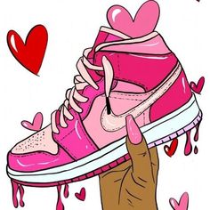 Nike and Hearts Pre drawn on a stretched canvas, with wood frame back. Host a paint n sip with this image. Great for a birthday gift. Paint kit includes canvas, paint, brushes and a disposable apron. Watermark will be removed. EASEL SOLD SEPARATLEY Sneakers Painting Ideas On Canvas, Sneaker Head Painting Canvas, Nike Shoes Poster, Paint N Sip, Africa Artwork, Shoes Wallpaper, Jelly Wallpaper, Whatsapp Wallpaper Cute, Nike Shoe