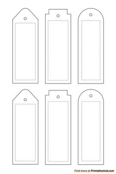 Free Printable Blank Bookmark Templates PDF Book Marks Design Ideas, Free Printable Bookmarks Templates, Student Bookmarks, Book Reading Journal, Bookmark Printing, Creative Bookmarks, Book Wrap, Bookmark Template