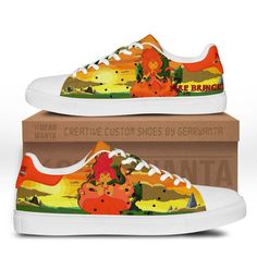 Adventure Time Fire Princess Stan Shoes Custom-Gear Wanta Adventure Time Fire Princess, Fire Princess, Clean White Leather, Santa Cruz Shirt, Tennis Legends, Cartoon Shoes, Smith Shoes, Christmas Shoes, Green Heels