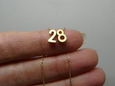 Number necklace Lucky number necklace Number jewelry by ADMKstudio Number Jewelry, Number Necklace, Lucky Number, Jewelry Christmas, Personalized Notes, Plate Size, Gold Plated Chains, Personalized Jewelry, Jewelry Necklace Pendant