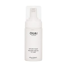 Ouai Air Dry Foam Ouai Hair Products, Hair Products Aesthetic, Big Bouncy Hair, Hair Wishlist, Volumizing Hair Products, Hair Thickening Products, Hair Foam, Girlfriend Aesthetic, Dream Products