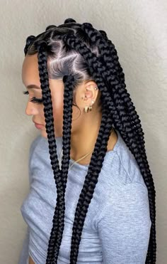 Twisted Hair, Feed In Braids Hairstyles, Long Box Braids, Box Braids Styling, Girls Hairstyles Braids