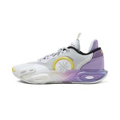 - Way Of Wade Shoes, Purple Synthetic Basketball Shoes, Purple Low-top Synthetic Basketball Shoes, Purple Mid-top Synthetic Basketball Shoes, Purple Synthetic Mid-top Basketball Shoes, Fade-resistant Synthetic Basketball Shoes For Sports, Volleyball Shoes, Ankle Support, Team Wear