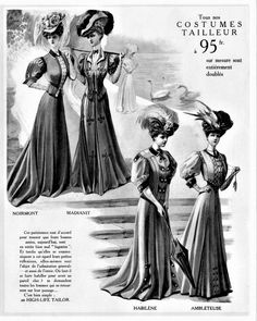 Journee d une Parisienne - 1905 1969 Fashion, Fashion Plates, Belle Epoque, We Wear, Fashion Inspo, History