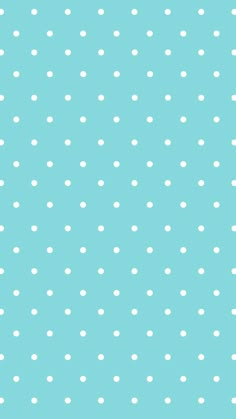 a blue background with white polka dots