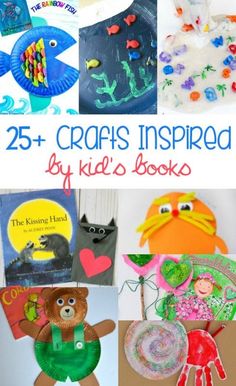 25 + crafts inspired by kids'books that are easy to make and fun for all ages