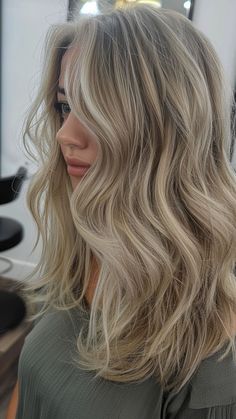 2024's Best Blonde Hair Color Ideas: 30 Stunning Shades You’ll Love Blonde With Balayage Highlights, Winter Blond Balayage, Natural Blonde With Dimension, Platinum Blonde On Brown Hair, Dusky Blonde Hair, Ask Blonde Balayage, Natural Blonde With Balayage, Blonde With Contrast, Lowlight Balayage On Blonde