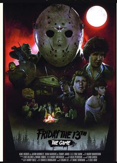 the poster for friday the 13th movie