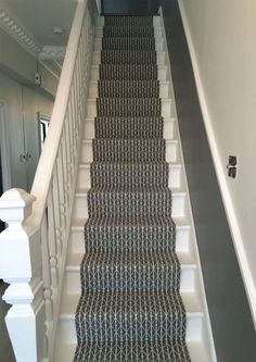 the stairs in this house are made of carpet