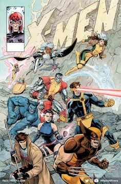 the cover to new x - men 1, drawn by steve vandervele