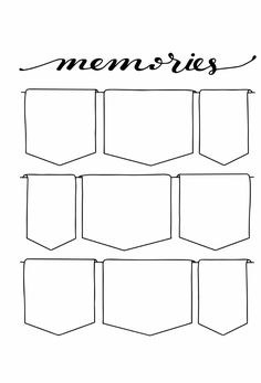 the printable memory chart for kids to use in their writing and drawing skills, including handwriting