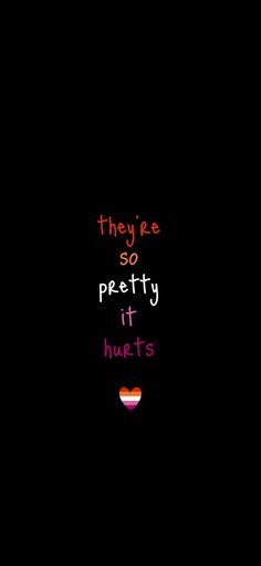 the words are written in different colors and sizes on a black background with an orange, pink