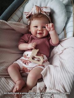 48CM Maddie Bebe Reborn Dolls Painted Newborn Baby Doll With Rooted Hair and Soft Touch Doll Toys For Kid's Gift Muñecas Reborn Baby Xmas Gifts, Dolls Realistic, Baby Doll Bed, Hair Doll, Baby Doll Toys, Newborn Baby Dolls, Art Dolls Handmade