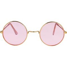 Rose colored Hippie Glasses Hippie Glasses feature round, gold wire frames with slightly tinted lenses.  One size fits most adults. Rose Gold Halloween, Glasses Halloween Costume, Halloween Halloween Costumes, Decades Costumes, Hippie Glasses, Hippie Costume Halloween, Gold Halloween, 1960s Hippie, 70s Costume