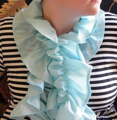 stack of scarves - Google Search Ruffle Scarf, New Website, Exciting News, Ruffle Blouse, Sewing, Women's Top