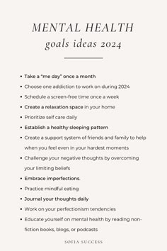 Ready to write the best new years resolutions list with these 99 ultimate personal growth goals ideas! Boost your motivation with personal growth goals, emotional goals, mental health and even physcial goals ideas. Get inspired with these best resolution ideas to have a major glow up and become the best version of yourself in 2024! #goalsplanning #selfimprovement2024 #goalsideas2024 #resolution2024 Mental Health Goals, Goals List, Goals Ideas, Growth Goals