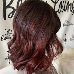 Raspberry Hair Color, Raspberry Hair, I Like Your Hair, Hot Haircuts, Cherry Hair, Hair Color Crazy, Hair Appointment