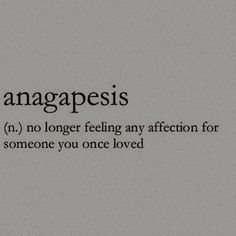 the words anagapesis are written in black and white