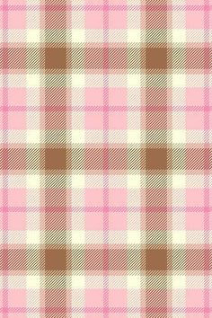 a pink and brown plaid pattern