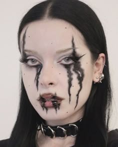 Halloweenský Makeup, Cool Makeup Looks, Gothic Makeup, Goth Makeup, Dark Makeup