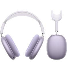 an image of headphones with microphone on white background