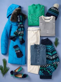 COLOR CRUSH: Bright blues and greens. Think warm, vibrant layers and the season’s standout patterns. Shop now! Fashion 2000, Winter Greens, Preppy Old Money, Dyt Type 1, Gratitude Journal Prompts, Soft Sweaters, Wardrobe Color, Bright Winter