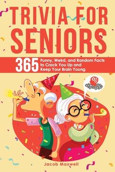 the cover of trivia for seniors 365