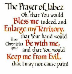 an image of a poem written in red and black with the words, the prayer jabez oh that you would