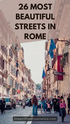 busy street, cars, people in rome streets Recreate Famous Paintings, What To Do In Rome, Rome Streets, Travel Rome