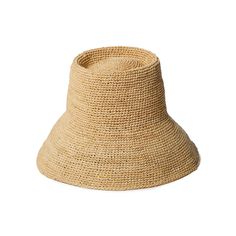 Janessa Leone "Felix" large brim straw hat. Inset, rounded crown. Imported. Adjustable Straw Sun Hat With Structured Crown, Woven Straw Hat With Structured Crown, Structured Crown Straw Panama Hat For Beach, Woven Straw Hats With Structured Crown, Structured Crown Straw Hat For Summer, Summer Straw Hat With Structured Crown And Woven Detail, Natural Straw Hat With Structured Crown For Vacation, Vacation Straw Hat With Structured Crown In Natural Color, Straw Panama Hat With Structured Crown For Beach