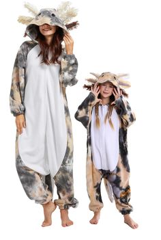 PRICES MAY VARY. Unisex-adult onesie pajamas, button closure and zipper closure for different size, easy to put on and take off, unique and convenient. Comfortable ultra-soft plush material that are soft to touch and keep you warm. Multifunctional jumpsuit, suitable for Party, Halloween, Christmas, carnival, cosplay costume, pajamas, homewear, birthday, loungewear, New year, etc. Special animal cartoon design and vivid image makes you stylish and adorable. Perfect gift for your family and friend Axolotl Costume, Onesie Halloween Costume, Mens Cosplay, Onesie Women, Adult Onesie Pajamas, Cute Onesie, Animal Onesie, Animal Pajamas, Halloween Onesie