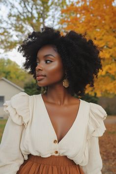 Natural Afro Hairstyles, Creative Portrait Photography, Voluminous Curls, Sewing Design, Afro Art, Church Outfits, Feminine Aesthetic, Creative Portraits