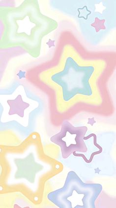 an abstract background with pastel colors and stars