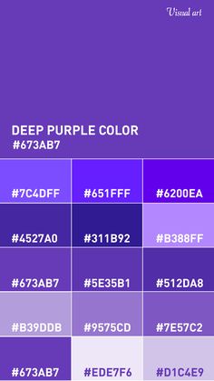 the purple color scheme is shown with different colors and font options for each type of item