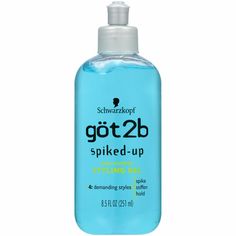 Finally, a gel hard-wired for hard-hold. Got2b's Spiked-up Max Control Styling Gel is stubborn, inflexible, and its firm grip makes styling a snap, Spiky, stiff, sleek, whatever your style, it's staying that way, In place, and in style. Styling gel Spike, stiffen, hold Easy to use; simply apply as desired Use for: demanding styles Directions: Work a liberal amount through damp or dry hair and style your way. After opening, use within 12 months Ingredients: Aqua (Water, Eau), Vp/Va Copolymer, Gly Hair Gel For Men, Got2b Glued, Schwarzkopf Got2b, Hair Glue, Bokuto Koutarou, Spiked Hair, Extreme Hair, Styling Hair, Hair Control